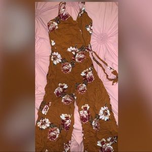 Floral jumpsuit!